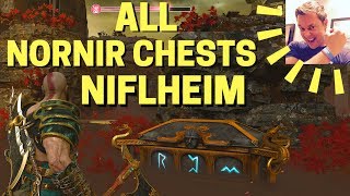 God of War Niflheim Nornir Chests Niflheim Guide [upl. by Ammann]