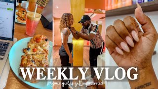 WEEKLY VLOG YOUR GIRL IS GETTING MARRIED 💍  MA TENUE DE MARIAGE  NEW NAILS  MEETING amp BOULOT [upl. by Leur]