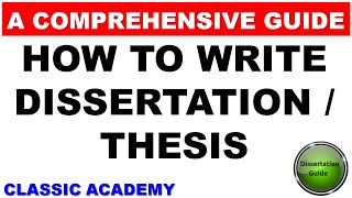 Dissertation Guide  Thesis Guide  How to do research  Undergraduate or Master Thesis Dissertation [upl. by Ahsieym]