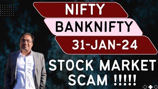 Nifty Prediction and Bank Nifty Analysis for Wednesday  31 January 24  Bank NIFTY Tomorrow [upl. by Cichocki]