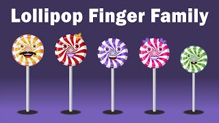 Lollipop Finger Family Song for Children [upl. by Anyrb]