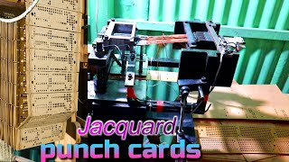 Automatic Punch Card Making For Jacquard Loom [upl. by Suiradel]