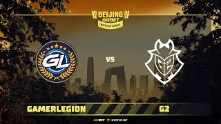 GGBET Beijing Invitational  G2 Esports vs GamerLegion CSGO [upl. by Elsa986]