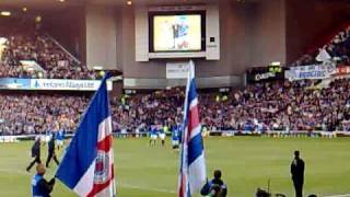 GLASGOW RANGERS IBROX STADIUM SINGING SIMPLY THE BEST RANGERS V TIMS [upl. by Adamis819]