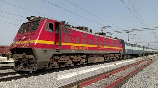 WAP 4 with Empty Rakes and Parcel Trains  Indian Railways [upl. by Nnyliak]