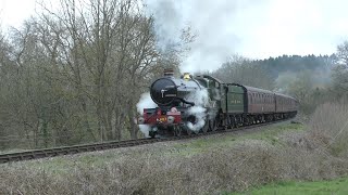 4079 Pendennis Castle breaks the sound barrier on her Severn Valley Railway Test Runs  09042023 [upl. by Maccarthy]