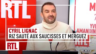 Cyril Lignac  riz sauté aux saucisses et merguez [upl. by Woodward]