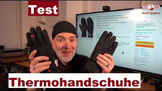 Wasserdichte FahrradhandschuheSkihandschuhe Thermohandschuhe zum Laufen Radfahren Skifahren Test [upl. by Ylagam]