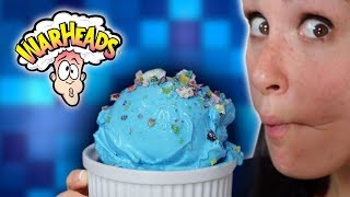 DIY EXTREME SOUR WARHEAD ICE CREAM [upl. by Elahcar]