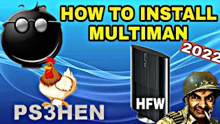 How To Download And Install Multiman on 488 PS3HENCFW [upl. by Madelina]