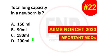 norcet exam preparation I aiims norcet 2023 I aiims norcet questions and answers 22 [upl. by Eilrahc]