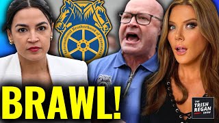 Teamsters vs AOC Major Fight Breaks Out After O’Brien RIPS AOC [upl. by Yleme]