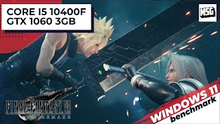 Final Fantasy VII Remake Intergrade  GTX 1060 3GB  Core I5 10400F  High  Low Preset [upl. by Scheider925]