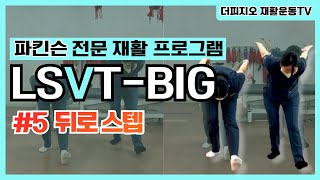 LSVTBIG 5 파킨슨 재활운동 프로그램 뒤로 스텝 [upl. by Akirdnas117]