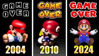 Evolution Of Mario VS Donkey Kong Deaths  Game Over Screens 20042024 [upl. by Risay3]