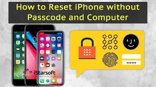 How to Reset iPhone without Passcode and Computer [upl. by Mirna]