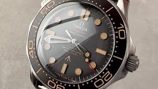 Omega Seamaster Diver 300M 007 Edition quotNo Time to Diequot 21090422001001 Omega Watch Review [upl. by Adoree]