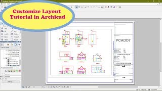 Archicad Begineer Tutorial  Landscape Layout A1 Size with Entire plan in Custom Template [upl. by Desdamonna]