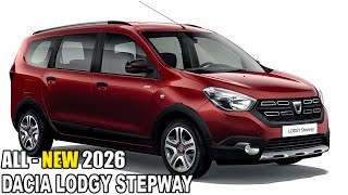 2026 DACIA LODGY STEPWAY  New Upgrade Specs Performance [upl. by Orgel]