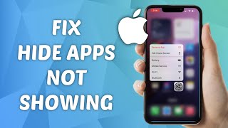 How to FIX Hide App Not Showing in Some Apps on iOS 18 [upl. by Weirick]