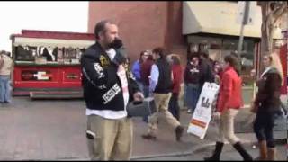 Street Preaching  Music City Bowl  Mississippi St vs Wake Forest Kerrigan Skelly [upl. by Nerrual]