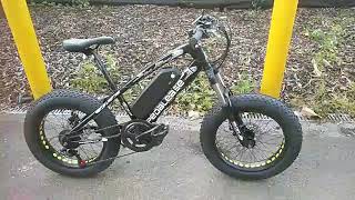 PedalEase big cat mini electric fat bike 48v 750w mid drive motor [upl. by Delle566]