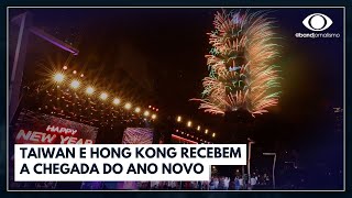 Taiwan e Hong Kong recebem a chegada do Ano Novo [upl. by Cerracchio]