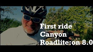 First look first ride first impression Canyon Roadliteon 80 powered by FAZUA [upl. by Aronaele]