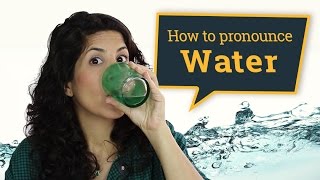 Pronouncing water I American English Pronunciation [upl. by Tekla49]