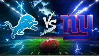 Lions vs Giants Play By Play Live Stream Hangout  Chitchat Preseason NFL Football 8824 [upl. by Bussy]