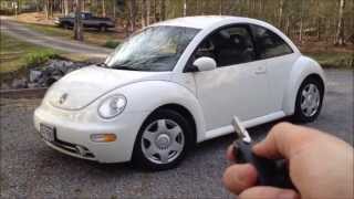 2001 Volkswagen Beetle 20 GLS 5spd Walkaround Start up and Tour [upl. by Eppilihp]