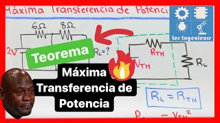 ✅MÁXIMA TRANSFERENCIA DE POTENCIA Thévenin Apréndelo HOY❗️🥵💪🏻 Análisis de Circuitos [upl. by Woodruff]