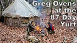 Ovens Visits the quot87 Daysquot Bushcraft Shelter and Tells Origin Story [upl. by Krishna]