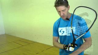 Hit a Perfect Backhand Swing in Racquetball [upl. by Cuhp]