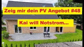 Kai baut PV mit Notstrom Zeig mir dein PV Angebot 48 Sungrow Anlage 1328kWp mit 128kWh Speicher [upl. by Bentley]