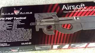 King Arms FN P90 tactical review [upl. by Symer]