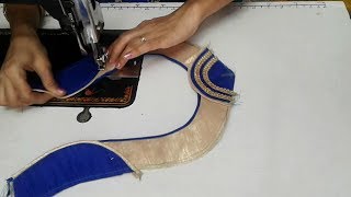 simple designer blouse cutting and stitching [upl. by Marolda]