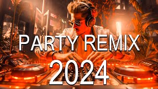 PARTY MIX 2024 ⚡ Mashups amp Remixes of Popular Songs 2024 ⚡ Tiësto David Guetta Hardwell Afrojack [upl. by Nomyad]