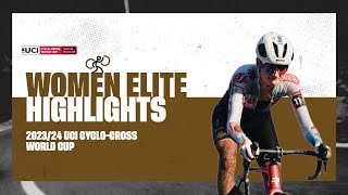 Namur  Women Elite Highlights  202324 UCI Cyclocross World Cup [upl. by Eisset533]