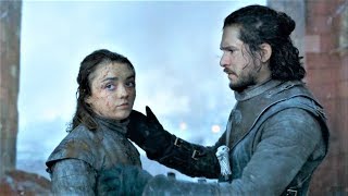 Arya tells Jon about Dannys Threat to His Life and Meets Tyrion in Prison Scene  GOT 8x06 Finale [upl. by Araek]