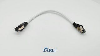 ARLI 025 m RJ45 Patchkabel CAT 81 SFTP Netzwerkkabel Halogenfrei [upl. by Tawney]