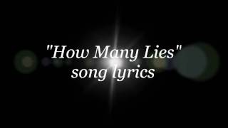 Wildside  How Many Lies lyrics [upl. by Sharl]