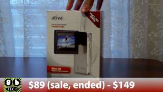 Ativa 1080p Pocket Cam Unboxing Possible FlipZi8 killer [upl. by Adil456]