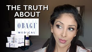 OBAGI review DOCTOR V  BROWN DARK skin Blue peel  ZO  Nu derm  VIT C serum  Blender DR V [upl. by Ahsakat759]