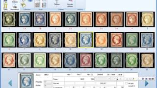 PHILATELIX Gestion de collections  Rechercher un timbre [upl. by Ralyks]