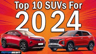 Top 10 Upcoming SUVs In 2024  MotorBeam [upl. by Barbaresi979]