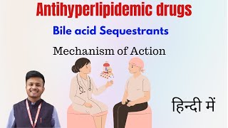 Pharmacology of Bile acid Sequestrants  mechanism of action  antihyperlipidemic drugs [upl. by Ahseirej]