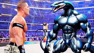 ☀️WWE 2k23  John Cena vs King Snake  WWE2K April 9 2024 [upl. by Aratas]