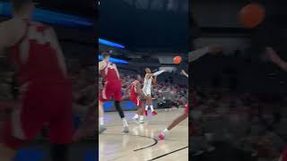 Brendan Wenzel drills the goahead 3pointer that caps a 6665 win for TCU over Arkansas gofrogs [upl. by Korney]