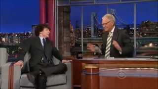 Jesse Eisenberg On David Letterman Show 16 May 2013 [upl. by Aratihc]